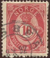Pays : 352,01 (Norvège : Oscar II)  Yvert Et Tellier N°:    50 (o) ; Norgeskatalogen NO 38xX - Used Stamps