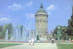 Germany Mannheim Friedrichsplatz, Place Jet Of Water - Mannheim