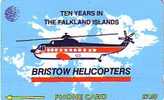 FALKLANDS BRISTOW HELICOPTERS £7.50 SUPERBE N° 2CWF.... - Flugzeuge