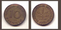 10 PFENNIG 1950 F - 10 Pfennig