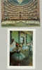 LOT 4 CPM:1 MUSIC HALLCASINO DE PARIS-1 TOULOUSE LAUTREC TABLEAU-THEATRE DE MILAN-DEGAS TABLEAU - Dance