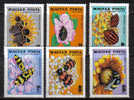 MA43 - UNGHERIA , INSETTI : SERIE N. 2703/2708  *** - Honeybees