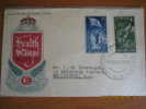 New Zealand 1953 Health Stamps Boy Scouts And Girl Guides FDC - Cartas & Documentos