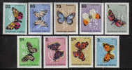 MA162 - UNGHERIA , FARFALLE  : SERIE  N. 1790/98  *** - Unused Stamps