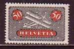 PGL - SWITZERLAND AIRMAIL N°9 * - Usati