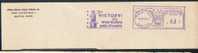 Aigle Profilé. EMA U.S. POSTAGE .\"Pitney Bowes Meter Company\".Victory - Independecia USA