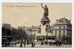 G11  - PARIS - Place Et Statue De La REPUBLIQUE (1905 - Jolie Animation) - Arrondissement: 11
