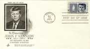 4113 Fdc ETATS UNIES - Kennedy (John F.)