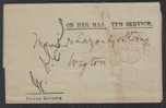 GREAT BRITAIN 1894  O.H.M.S. LETTER "LONDON OFFICIAL PAID " TO WIGTON # 5083 - Gebruikt