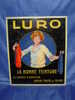Plaque Tôle "LURO" La Bonne Teinture. - Drogisterij