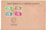 LETTRE  ALGER COMITE FRANCAIS  DE LIBERATION  1944 - Storia Postale