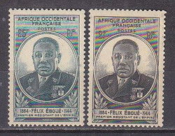 M4169 -  COLONIES FRANCAISES AOF Yv N°2/3 ** - Ungebraucht