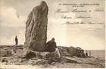 Dolmen Et Menhirs - Ref No 67- Batz-loire Inferieure - Le Menhir Sur La Cote Pres De La Plage  -  Bon Etat - Dolmen & Menhire