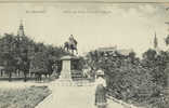 M.-GLADBACH : Partie Am Kaiser Wilhelm-Denkmal - Cachet Postal 1921 - Verlag : Ludw. Schraut, M-Gladbach - Moenchengladbach