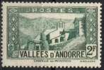 PIA - 1937-43 - Paysage - Chapelle De Notre Dame De Meritxell - (Yv 82) - Unused Stamps
