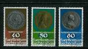 Liechtenstein - 1978 - Y&T N° 651 à 653 - Cachet 1er Jour - Gebraucht