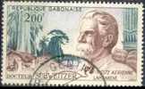 GABON Poste Aérienne 1 (o) Albert SCHWEITZER NOBEL Paix Gabon Ogooué Orgue Cachet PORT GENTIL (23) - Albert Schweitzer