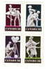 Canada Theatre,Cinema,Musique,Da Nse, 4 Mint Stamps. - Altri & Non Classificati