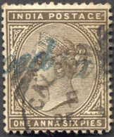 Pays : 230,3 (Inde Anglaise : Empire)  Yvert Et Tellier N° :   36 (o) - 1882-1901 Empire