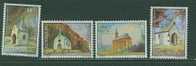 1GB0042 Chapelles 1234 à 1237 Luxembourg 1991 Neuf ** - Unused Stamps