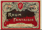 675 / ETIQUETTE DE RHUM FANFAISIE - Rhum