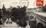 37 MONTBAZON Vue Prise Du Pont En Amont, Petite Animation, Ed Rouget, 1914 - Montbazon
