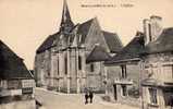 37 NEUVY LE ROI Eglise, Commerces, Hotel, Serrurier, Ed Dorange, 191? - Neuvy-le-Roi