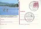 C1798 Planche A Voile Diemelsee Entier Postal Allemagne 1988 - Vela