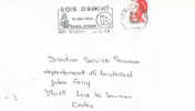 Delcampe - SKI  OBLITERATION TEMPORAIRE FRANCE BOIS D AMONT 1989 - Ski