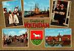 * Volendam - Noord Holland * Groeten Uit, Bonjour De, Oude Klederdacht, Vieux Vêtements, Wapenschild, Port, Haven,bâteau - Volendam