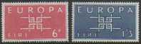 IRELAND - 1963 Europa. Scott 188-9. - Andere & Zonder Classificatie