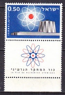 J4941 - ISRAEL Yv N°178 ** AVEC TAB ENERGIE ATOMIQUE - Unused Stamps (with Tabs)