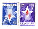 ROMANIA  1963,  RECHERCHE SPATIALES  USED   FULL SET  YVERT  PA#173-174 - Astrologie