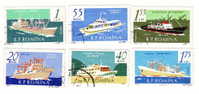 ROMANIA  1961,  MARINE USED FULL SET  YVERT #1773-1778 - Maritime