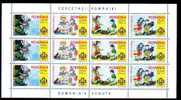 Romania´s Scouts New 2005,sheet X12 Stamps. - Autres & Non Classés