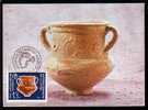 BULGARIE - 1978 - Ceramiques Antiques - Vase III - IV S. - Maximum Cards - Museos