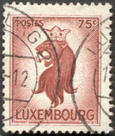 Pays : 286,04 (Luxembourg)  Yvert Et Tellier N° :   363 (o) - 1945 Heraldieke Leeuw