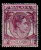 SINGAPORE   Scott   # 9a  F-VF USED - Fédération De Malaya