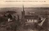 38 ST HILAIRE DE LA COTE (envs Cote St André) Eglise Et Panorama De La Plaine, Ed BF 1, 1917 - La Côte-Saint-André