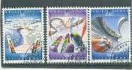 Liechtenstein 1993 Yvertnr. 1017-19 (°) Oblitéré Cote 7 € Jeux Olympiques  Hiver Lillehammer - Usati