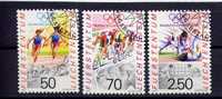 Liechtenstein 1992 Yvertn° 976-78 (°) Oblitéré Cote 6,50 € Jeux Olympiques Barcelona - Used Stamps