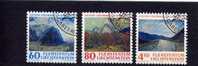 Liechtenstein 1995 Yvertn° 1049-51 (°) Used Cote 9,75 Euro  Peintre Frommelt A - Gebraucht