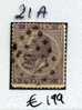 Belgique 1867  N°  21A  Oblitéré 60       Cote 565 Euro  Sans Defaut - 1865-1866 Linksprofil