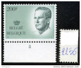 Belgique  Roi Baudouin  N°  2236  200F Vert Avec N° Planche 3   Postfris Luxe - Unused Stamps