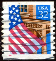 Pays : 174,1 (Etats-Unis)   Yvert Et Tellier N° :  2523 A (o) / Michel 2726 IBCa - Rollenmarken