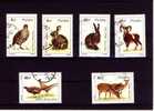 Poland Mi 3019-3024 Partdrige - Rabbit - Pheasant - Deer - Hare - Argali - 1986 - Used Stamps