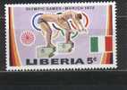 LIBERIA     N°563 **    Jo 1972    Natation - Swimming