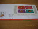 Hong Kong 1998 Year Of Tiger Zodiac S/S FDC - FDC