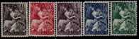 NETHERLANDS   Scott   # B 159-63*  VF MINT Hinged - Unused Stamps