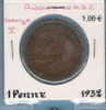 1 . PENNY . 1932 . - D. 1 Penny